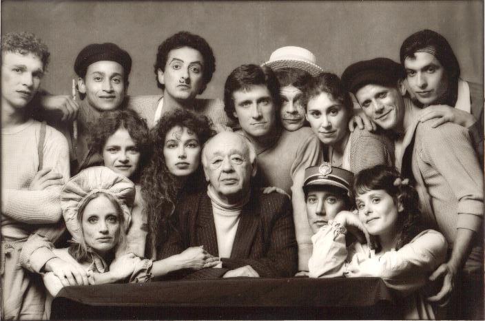 Cast of Ionesco's Tales at Stages in Hollywood with Eugene Ionesco in residence